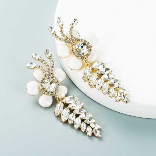 Fashion Jewelry Rhinestone Earrings For Women YWHME-1000