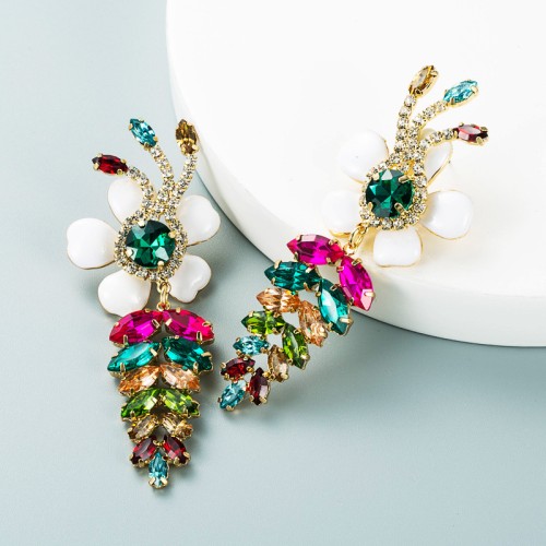 Fashion Jewelry Rhinestone Earrings For Women YWHME-1000