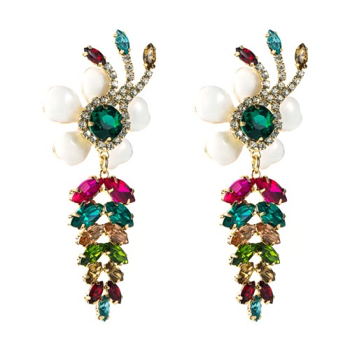 Fashion Jewelry Rhinestone Earrings For Women YWHME-1000