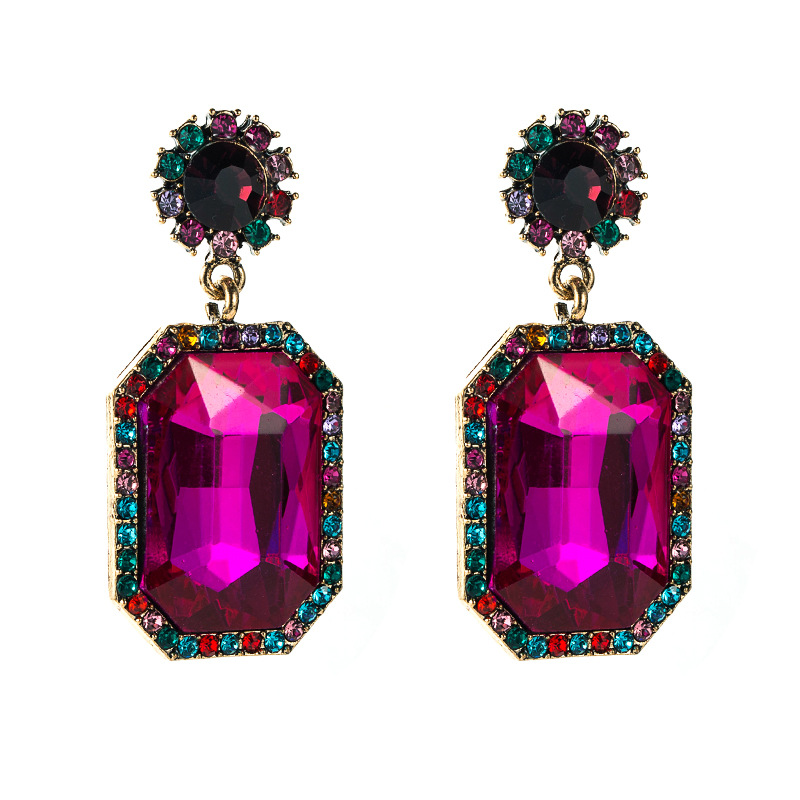 Fashion Jewelry Rhinestone Earrings For Women YWHME-1001 