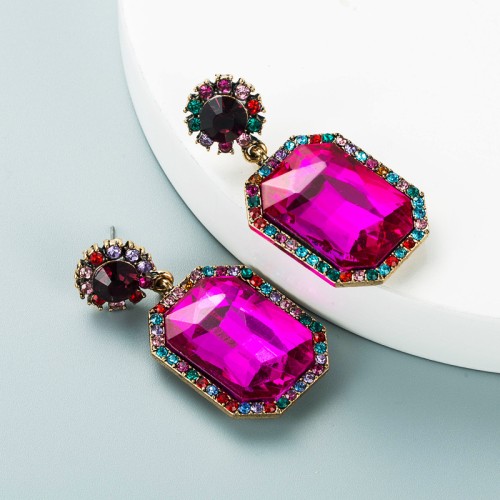 Fashion Jewelry Rhinestone Earrings For Women YWHME-1001