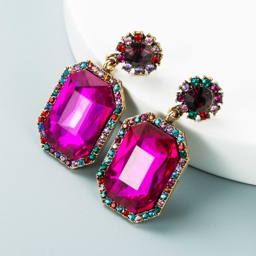 Fashion Jewelry Rhinestone Earrings For Women YWHME-1001