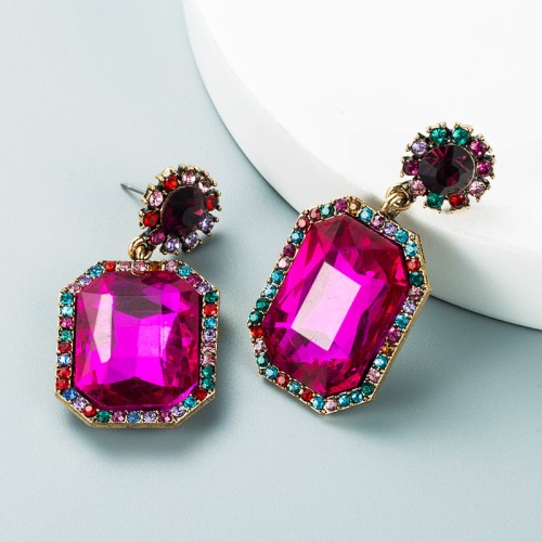 Fashion Jewelry Rhinestone Earrings For Women YWHME-1001