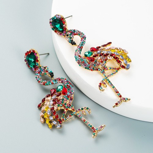 Fashion Jewelry Rhinestone Earrings For Women YWHME-1002