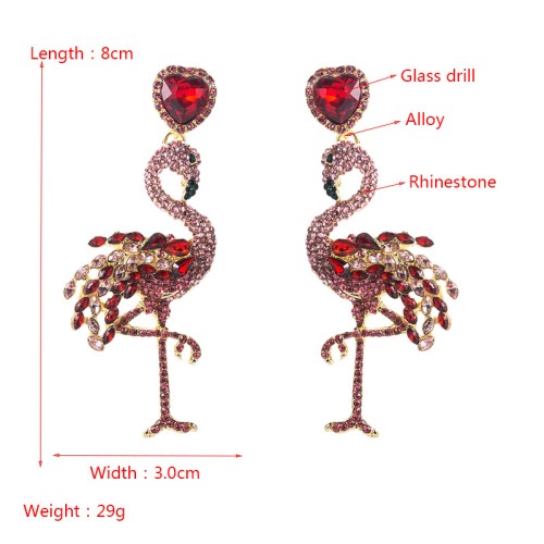 Fashion Jewelry Rhinestone Earrings For Women YWHME-1002