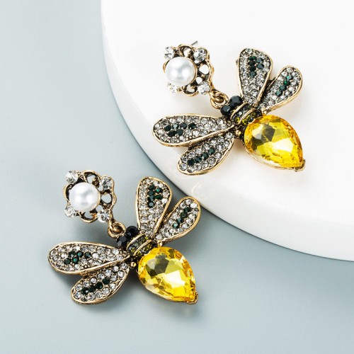 Fashion Jewelry Rhinestone Earrings For Women YWHME-1003