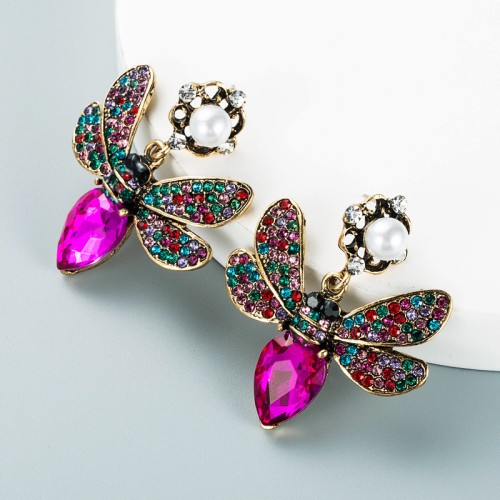 Fashion Jewelry Rhinestone Earrings For Women YWHME-1003