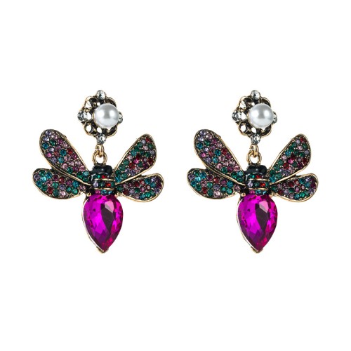 Fashion Jewelry Rhinestone Earrings For Women YWHME-1003