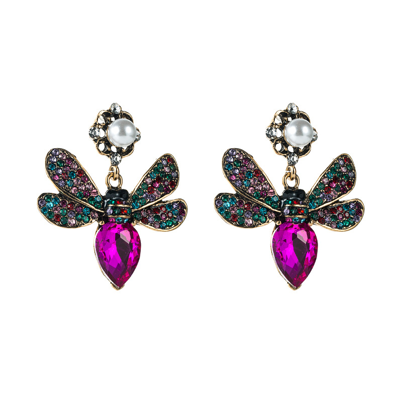 Fashion Jewelry Rhinestone Earrings For Women YWHME-1003 