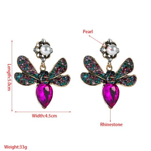 Fashion Jewelry Rhinestone Earrings For Women YWHME-1003