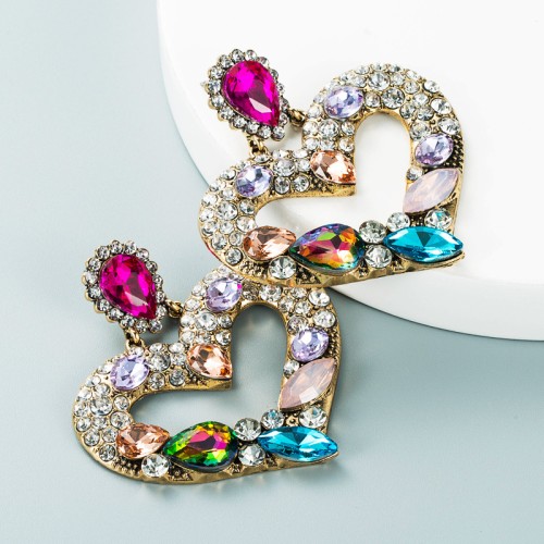 Fashion Jewelry Rhinestone Earrings For Women YWHME-1004