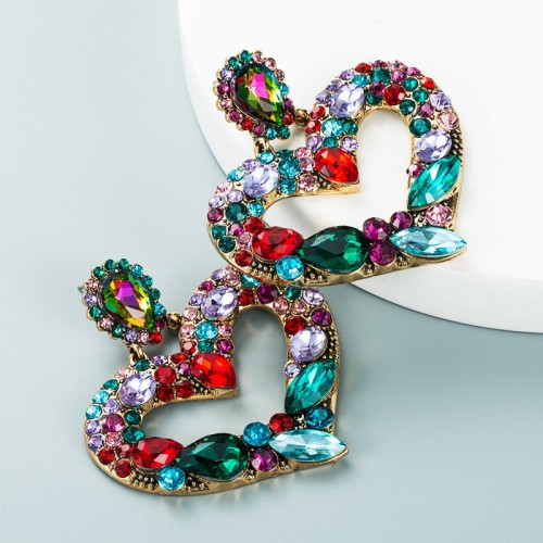 Fashion Jewelry Rhinestone Earrings For Women YWHME-1004