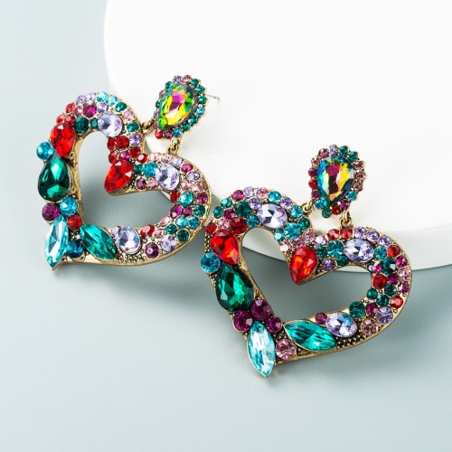 Fashion Jewelry Rhinestone Earrings For Women YWHME-1004