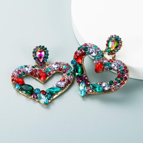 Fashion Jewelry Rhinestone Earrings For Women YWHME-1004