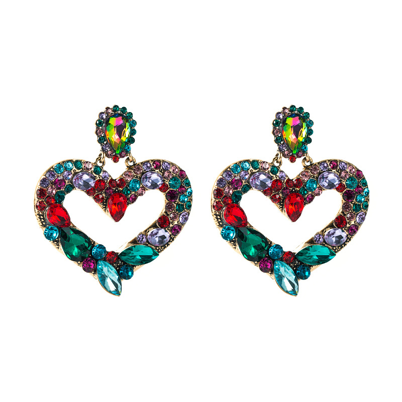 Fashion Jewelry Rhinestone Earrings For Women YWHME-1004 