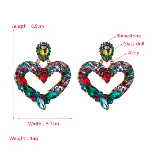 Fashion Jewelry Rhinestone Earrings For Women YWHME-1004