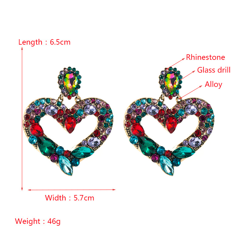 Fashion Jewelry Rhinestone Earrings For Women YWHME-1004 