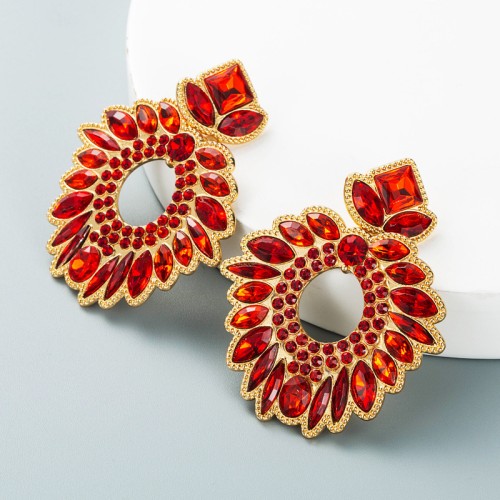 Fashion Jewelry Rhinestone Earrings For Women YWHME-1005