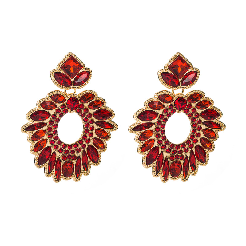 Fashion Jewelry Rhinestone Earrings For Women YWHME-1005 