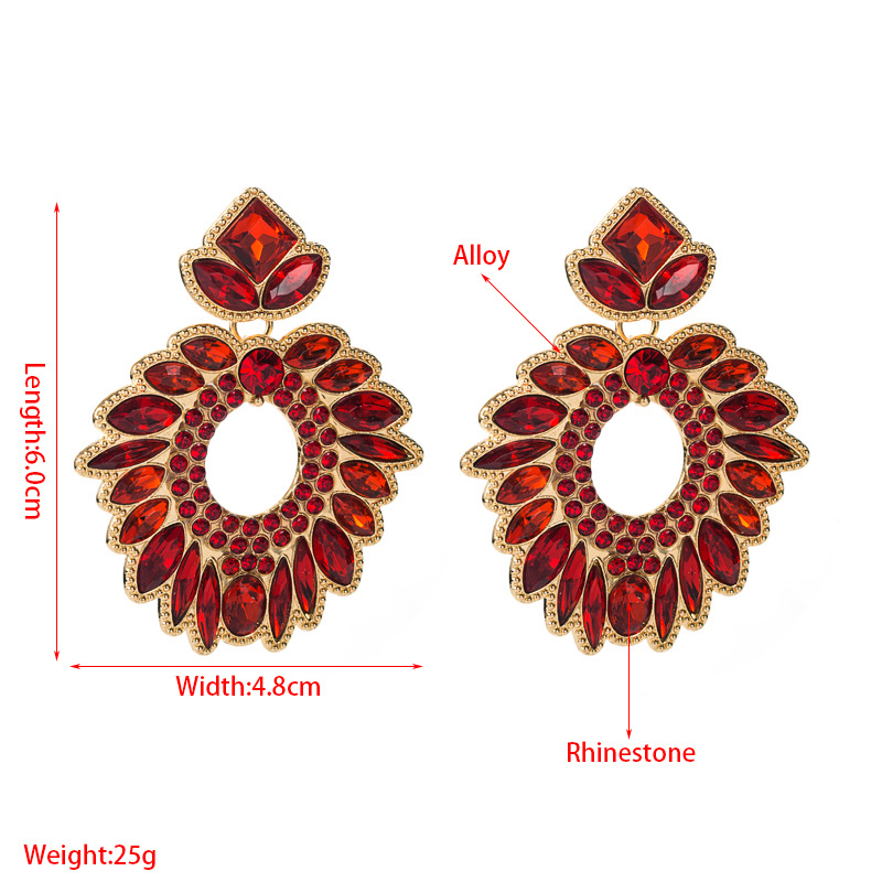 Fashion Jewelry Rhinestone Earrings For Women YWHME-1005 