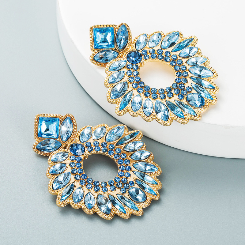 Fashion Jewelry Rhinestone Earrings For Women YWHME-1005 