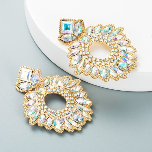 Fashion Jewelry Rhinestone Earrings For Women YWHME-1005