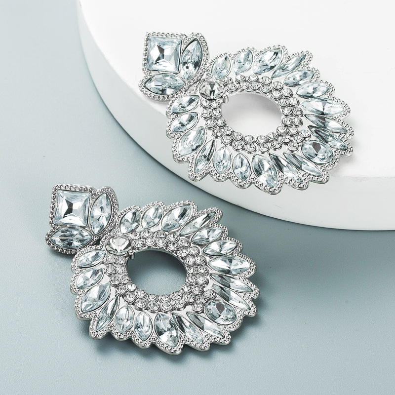 Fashion Jewelry Rhinestone Earrings For Women YWHME-1005 