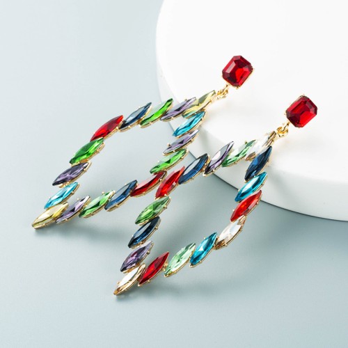 Fashion Jewelry Rhinestone Earrings For Women YWHME-1006