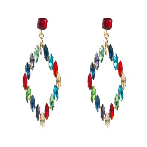 Fashion Jewelry Rhinestone Earrings For Women YWHME-1006