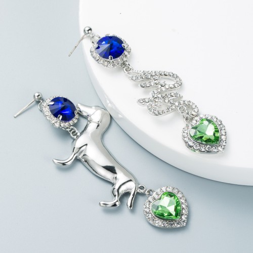 Fashion Jewelry Rhinestone Earrings For Women YWHME-1007