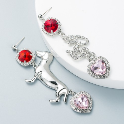 Fashion Jewelry Rhinestone Earrings For Women YWHME-1007