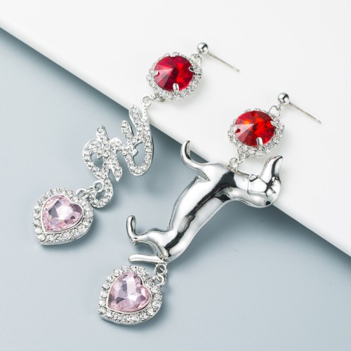 Fashion Jewelry Rhinestone Earrings For Women YWHME-1007