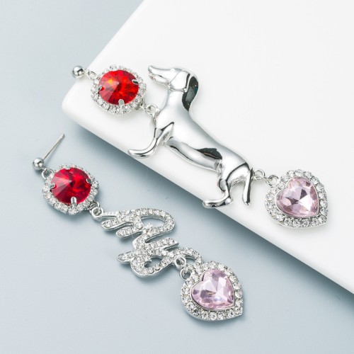 Fashion Jewelry Rhinestone Earrings For Women YWHME-1007