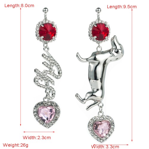 Fashion Jewelry Rhinestone Earrings For Women YWHME-1007