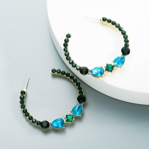 Fashion Jewelry Rhinestone Earrings For Women YWHME-1008 