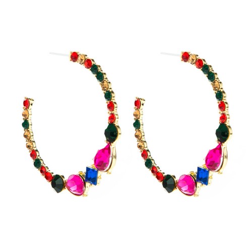 Fashion Jewelry Rhinestone Earrings For Women YWHME-1008