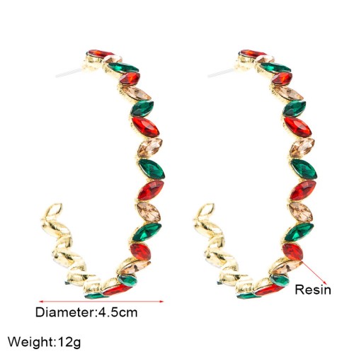 Fashion Jewelry Rhinestone Earrings For Women YWHME-1009