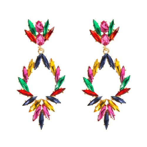 Fashion Jewelry Rhinestone Earrings For Women YWHME-1010