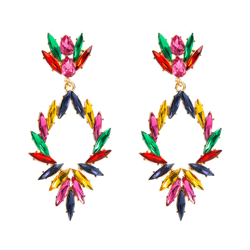 Fashion Jewelry Rhinestone Earrings For Women YWHME-1010 