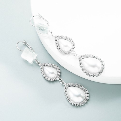 Fashion Jewelry Rhinestone Earrings For Women YWHME-1011