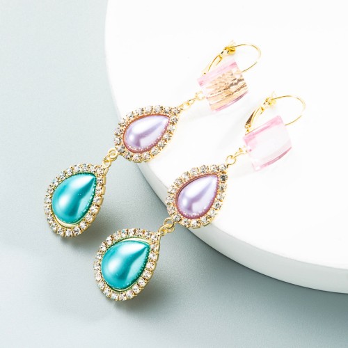 Fashion Jewelry Rhinestone Earrings For Women YWHME-1011