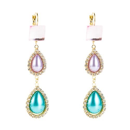 Fashion Jewelry Rhinestone Earrings For Women YWHME-1011