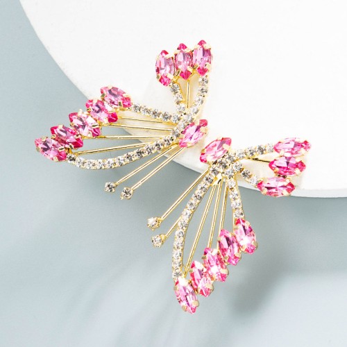 Fashion Jewelry Rhinestone Earrings For Women YWHME-1012