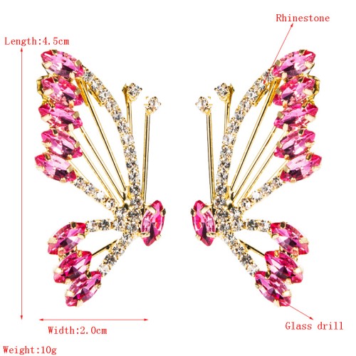 Fashion Jewelry Rhinestone Earrings For Women YWHME-1012