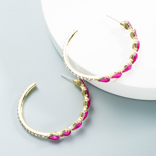 Fashion Jewelry Rhinestone Earrings For Women YWHME-1014