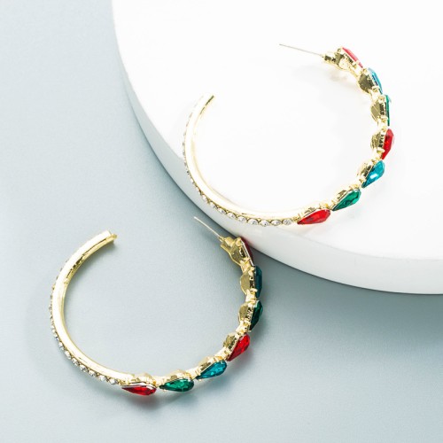 Fashion Jewelry Rhinestone Earrings For Women YWHME-1014