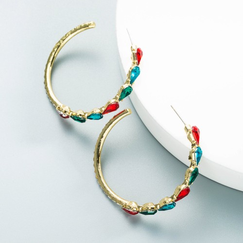 Fashion Jewelry Rhinestone Earrings For Women YWHME-1014