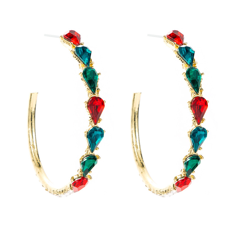 Fashion Jewelry Rhinestone Earrings For Women YWHME-1014 