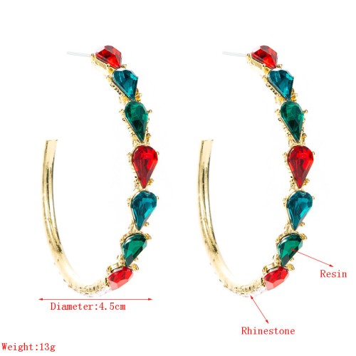 Fashion Jewelry Rhinestone Earrings For Women YWHME-1014