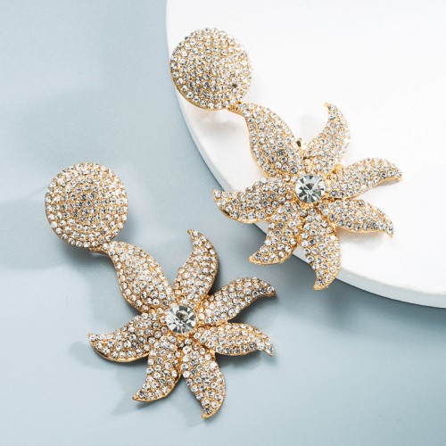 Fashion Jewelry Rhinestone Earrings For Women YWHME-1015